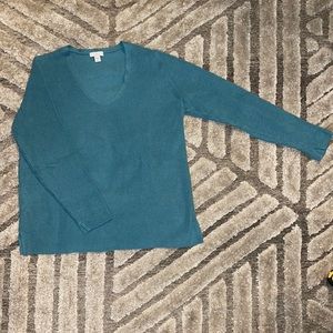 J.Jill sweater: light weight cotton